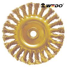 WEDO | Brosse Circulaire Torsadée Φ125*15mm, Anti-étincelle, BR ATEX