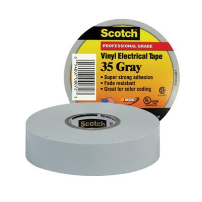 3M | Scotch 35 isolant Vynil Elect. 19mm x 20m | Gris