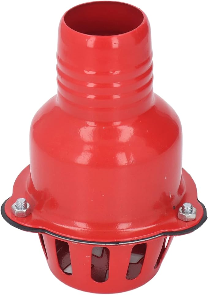Clapet anti-retour 4'' de pompe à eau | Rouge | Inférieur de filtre
