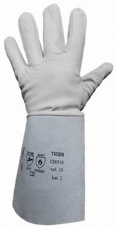 Gants cuire de soudure avec manchettes longueur 40 cm (la paire)