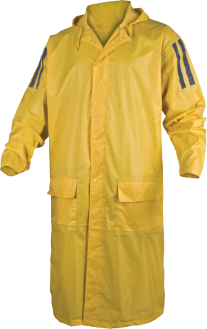 Manteau de Pluie - Imperméable Jaune Taille 2XL PVC | Delta Plus MA400 407007